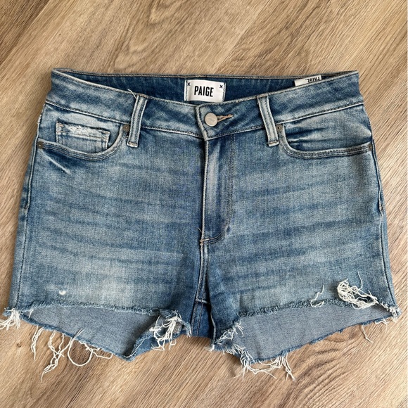 Paige frayed Jean denim shorts - Picture 1 of 3
